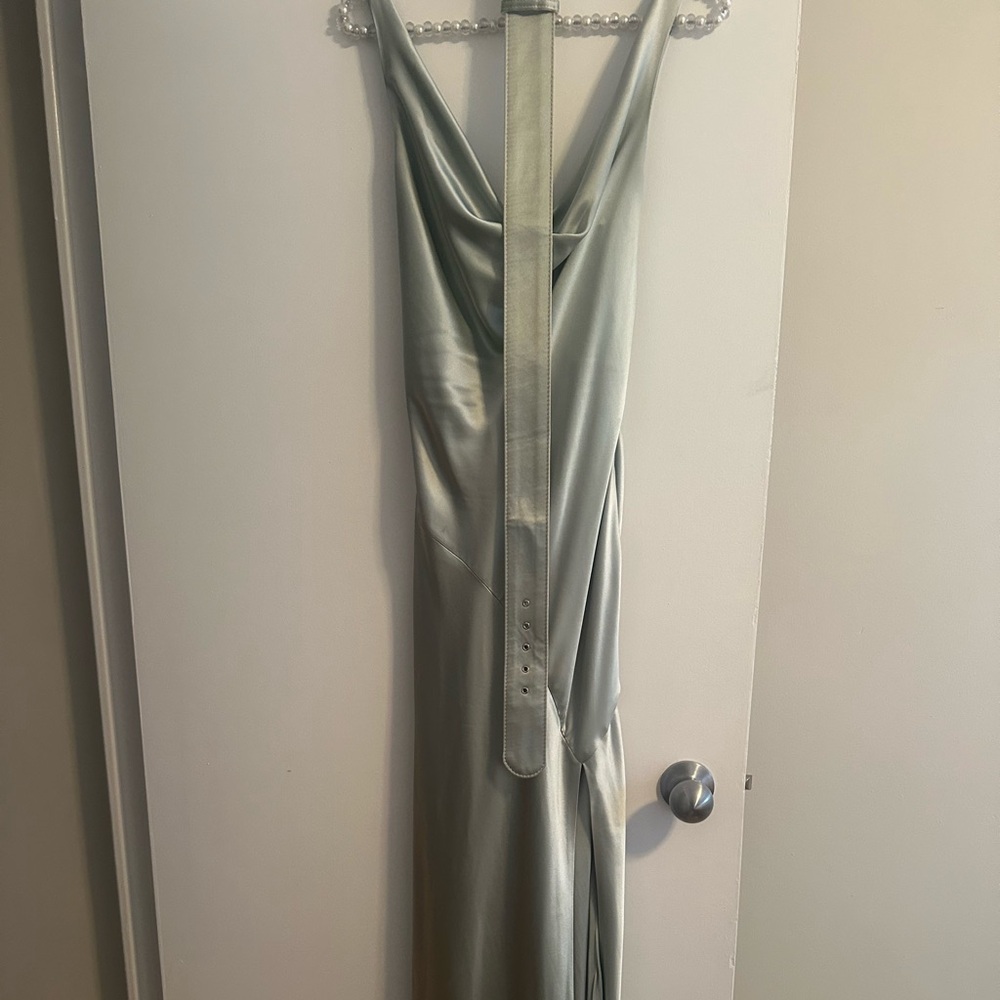 NICHOLAS Cowl neck  Sage Green Dress